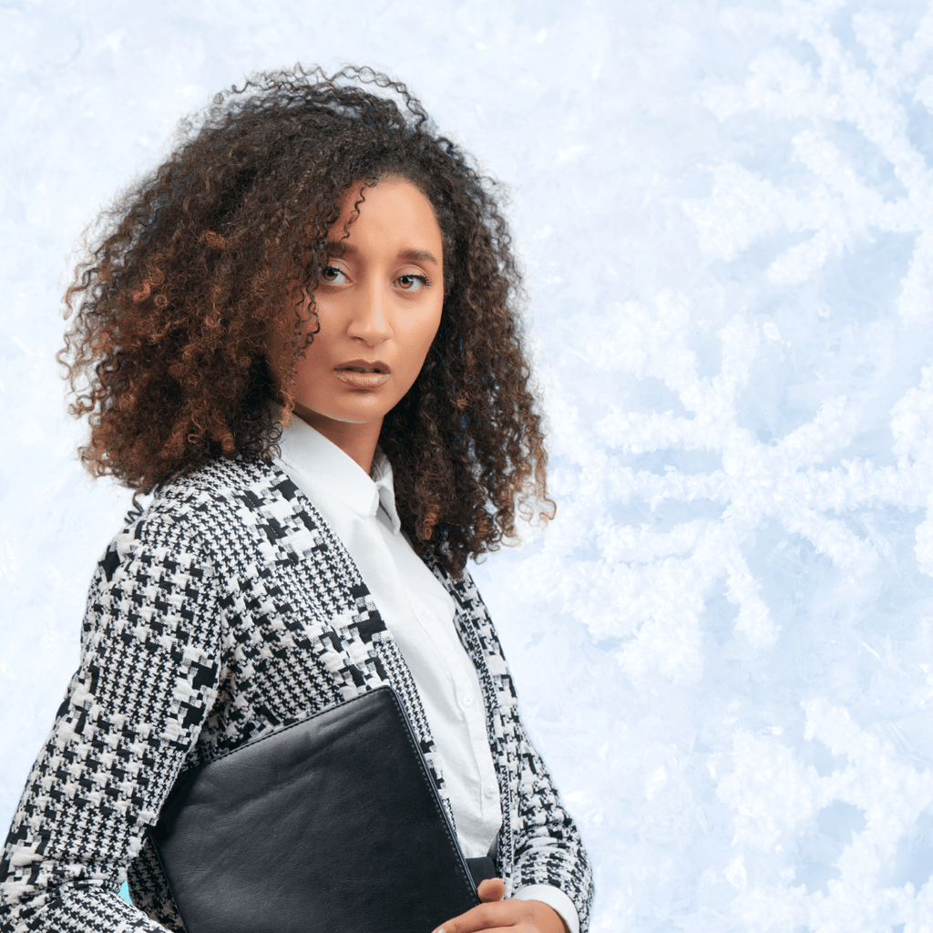 Hair challenges in the winter.